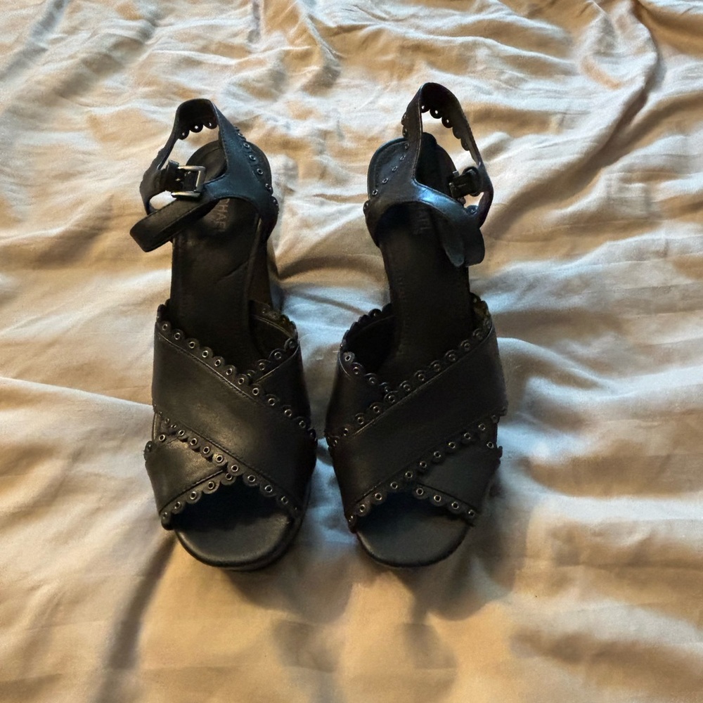 Michael Kors stiletto chunk heels